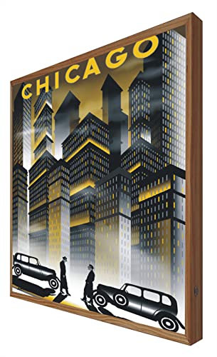 CCRETROILUMINADOS Chicago Vintage-Schild, beleuchtet... - Maison & Cuisine Amazon Allemagne à 57.81€