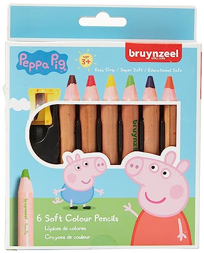 Bruynzeel Peppa Pig 6 lápices de Colores (7203K06PP) - Amazon Espagne à 4.25€