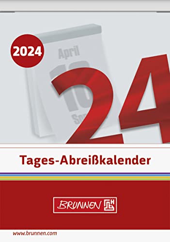 BRUNNEN Tageskalender 2024 1 Seite = 1 Tag 81 x 106 mm... - Maison & Cuisine Amazon Allemagne à 4.00€