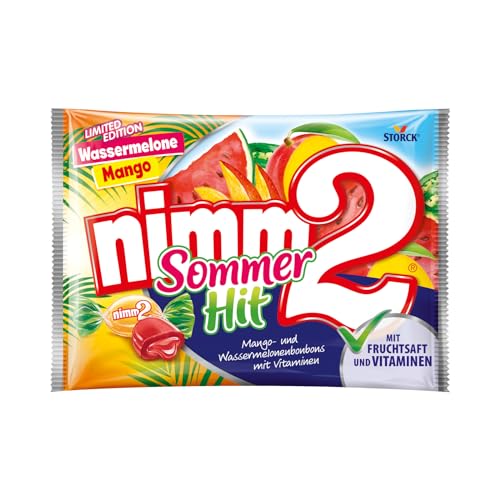 nimm2 Sommer Hit Bonbons – 1 x 300 g – Gefüllte... - Épicerie Amazon Allemagne à 1.99€