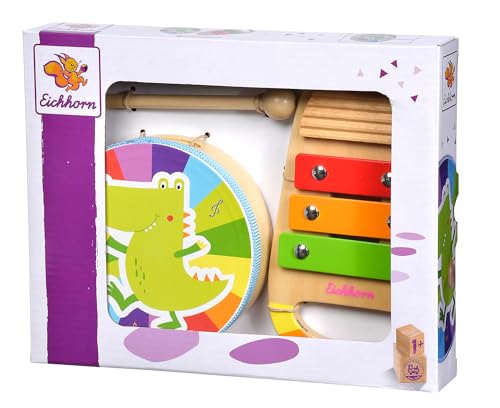 Eichhorn 100003490 EH Ensemble Batterie et Xylo Multicolore - Jouets & Jeux Amazon France à 18.84€