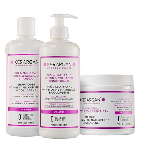 Kerargan - Trío Voluminizador Champú, Acondicionador &... - Auto & Motorcycle Amazon Spain à 28.30€