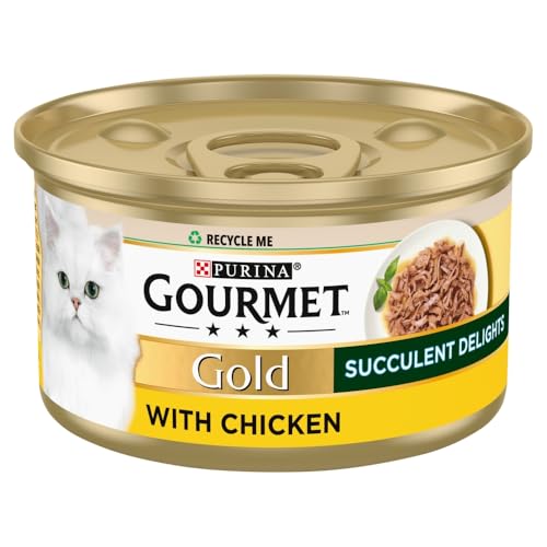 Gourmet Gold Succulent Delights Adult Wet Cat Food Chicken... - Amazon Royaume-Uni à 0.75€