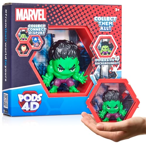 Wow! PODS 4D Marvel Hulk | Figura Coleccionable única... - Jouets & Jeux en promo à 8.49€