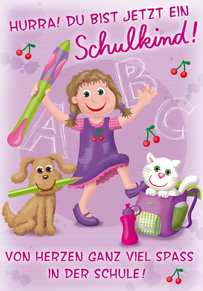 Perleberg - Bonita tarjeta para el primer día de escuela... - Jouets & Jeux Amazon Espagne à 4.32€