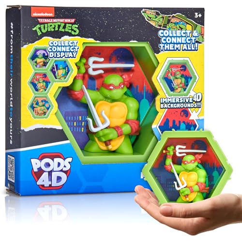 WOW! PODS - 4D Ninja Turtles Raphael, Figurine Unique à... - Jouets & Jeux Amazon France à 10.42€