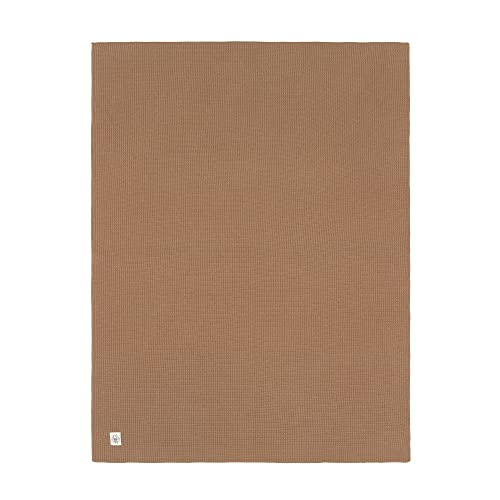 Couverture tricotée GOTS Nubs marron clair 80 x 100 cm - Nouvelle promo Amazon à 11.31€
