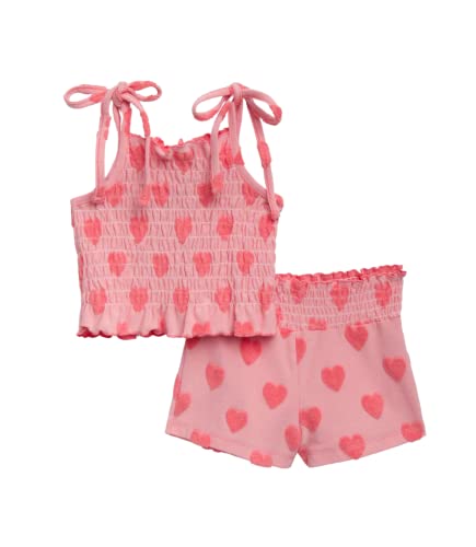 Splendid Baby Girls' Summer Hearts Tank Set Toddler, Peach... - Bébé & Puériculture Amazon Royaume-Uni à 31.64€