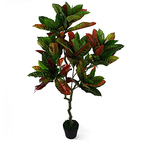 Leaf Plante artificielle Codiaeum Multicolore - Maison & Cuisine Amazon France à 25.73€