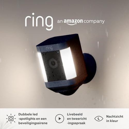 Ring Spotlight Cam Plus Wired von Amazon | 1080p-HD-Video... - Maison & Cuisine en promo à 229.99€