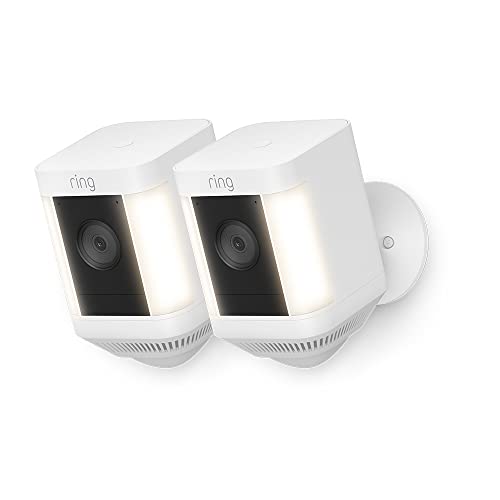 Ring Spotlight Cam Plus Battery | Wireless outdoor Security... - High-Tech & Électronique en promo à 149.99€