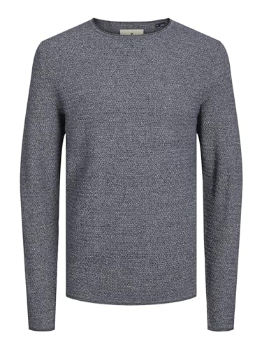 Jack & Jones Male Knitted Jumper with Crew Neck Plain... - Nouvelle promo Amazon à 11.56€