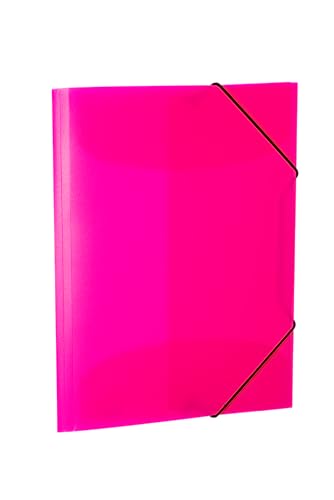 HERMA 19657 Carpeta portafolios A4 translúcido rosa neón... - Jouets & Jeux en promo à 5.59€