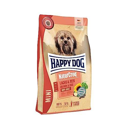 Happy Dog NaturCroq Mini Saumon et Riz 4 kg - Animalerie Amazon France à 12.50€