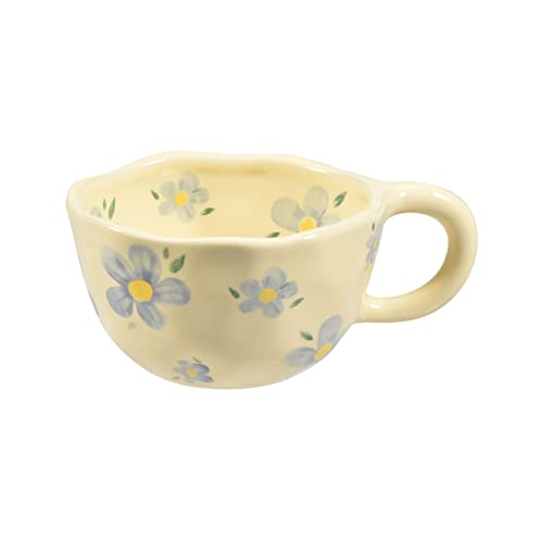 Koythin Kaffeebecher Porzellan, Kreative Blume Kaffeetasse... - Maison & Cuisine Amazon Allemagne à 10.00€