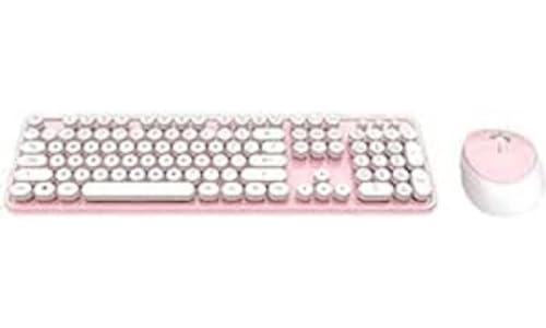 MOFII Wireless Keyboard + Mouse Set Sweet 2.4G (White-Pink) - High-Tech & Électronique Amazon France à 21.30€
