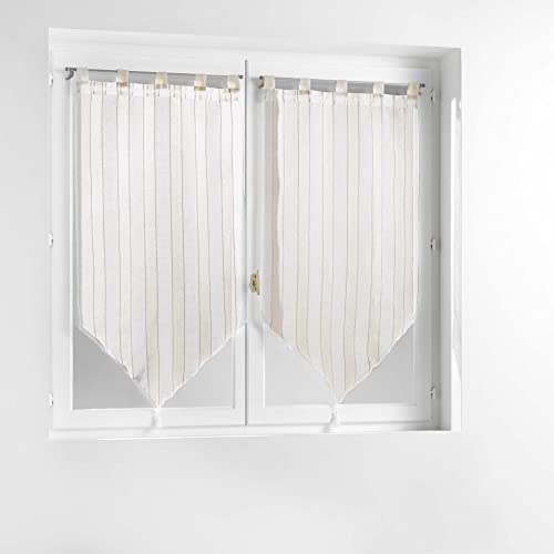 Douceur d'Intérieur, Paire de Voilages à Passants (2 x 60 x... - Auto & Moto Amazon France à 9.99€