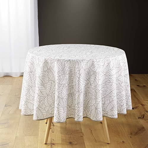 Douceur d'Intérieur, Tischdecke, rund, Durchmesser 180 cm... - Maison & Cuisine Amazon Allemagne à 10.90€