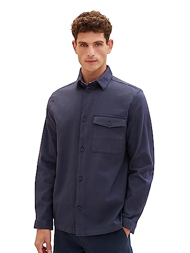 TOM TAILOR Camisa para Hombre, 32374 Navy Zig Zag... - Mode & Vêtements en promo à 15.99€