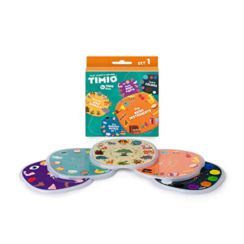 TIMIO Disc Set # 1 : 5 disques audio pour le lecteur TIMIO... - Jouets & Jeux Amazon France à 21.40€