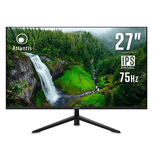 Atlantis Monitor 27 pollici, schermo 27" IPS 75Hz, Full HD... - High-Tech & Électronique en promo à 130.81€