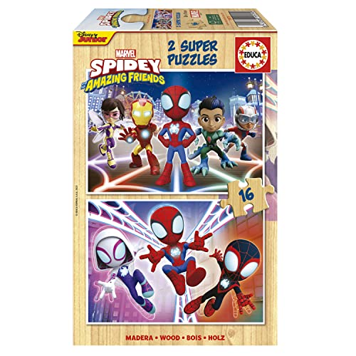 Educa - Spidey & Amazing Friends | Ensemble de 2 Puzzles en... - Jouets & Jeux Amazon France à 7.19€