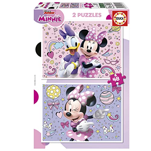 Educa - Minnie | Ensemble de 2 Puzzles pour Enfants avec 48... en promo à 5,69€ (-44%) sur Amazon FR