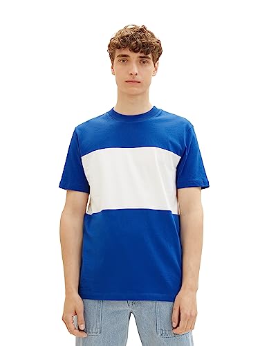 TOM TAILOR Denim 1037672 Camiseta, Shiny Royal 14531, S... - Amazon Spain à 7.88€