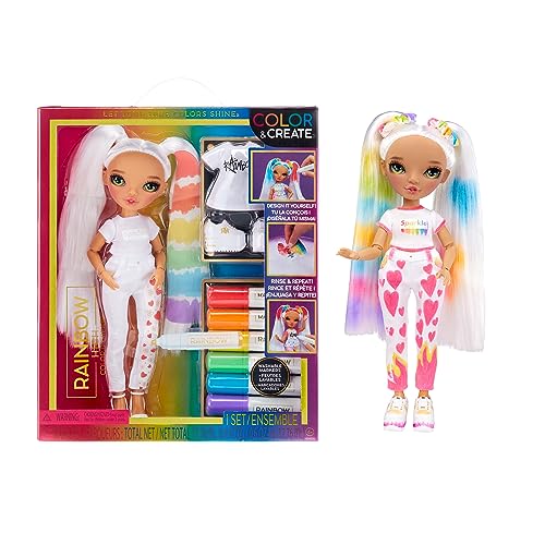 Rainbow High Colour & Create Fashion Muñeca DIY - Ojos... - Toys & Games Amazon Spain à 28.49€