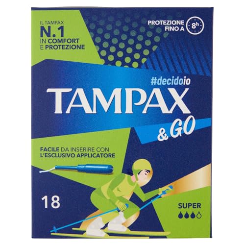 TAMPAX &GO SUPER, Lot de 18 tampons - Beauté & Parfums Amazon France à 4.21€