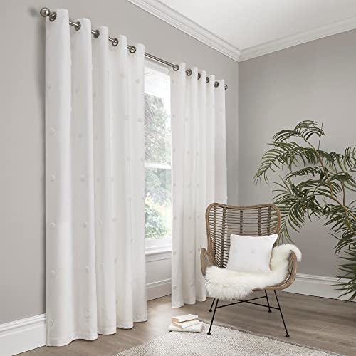Appletree Boutique Zara - Par de Cortinas con Ojales, 100%... - Réduction -78% à 26.75€