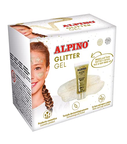 Glitter Gel Alpino Fiesta color dorado formato unicolor de... - Home & Kitchen Amazon Spain à 8.37€
