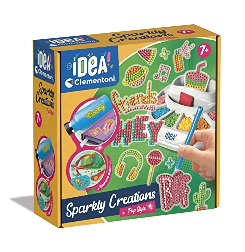 Clementoni Idea - Sparkly Creations Pop Style, Diamond Art... - Jouets & Jeux Amazon Italie à 9.90€