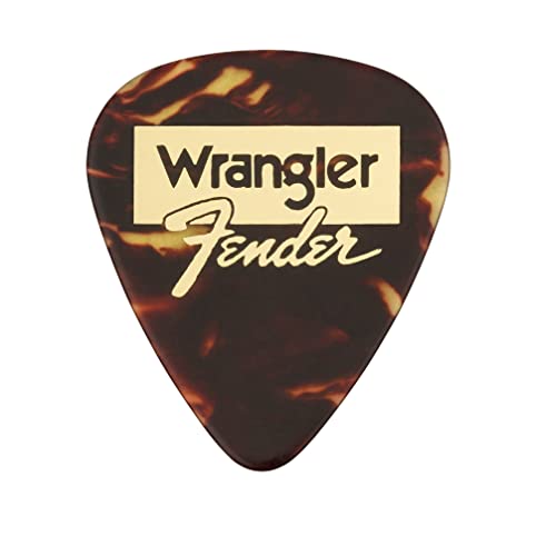 Fender and Wrangler Picks, 351 Shape, Tortoiseshell, (8) - Jouets & Jeux Amazon France à 5.90€