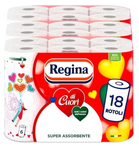 Regina 18 rouleaux à 2 voiles, 50 feuilles par rouleau... - Auto & Moto en promo à 23.56€