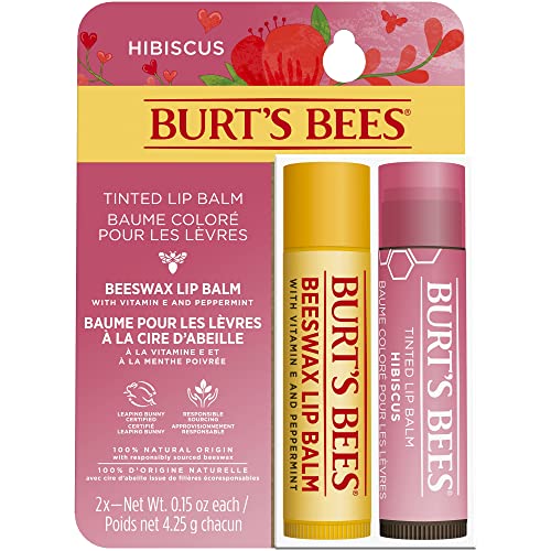 Burt's Bees Lip Balm Multipack, 2x4.25g, Pink, Pack Of 1:... - Beauté & Parfums en promo à 7.55€