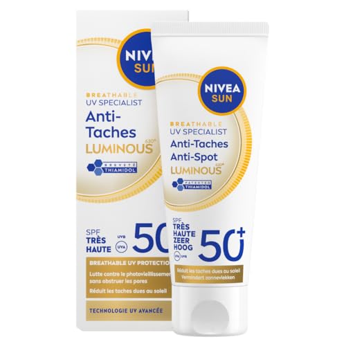NIVEA SUN Fluide UV visage Luminous 630 FPS 50+ (1 x 40... - Beauté & Parfums Amazon France à 6.83€