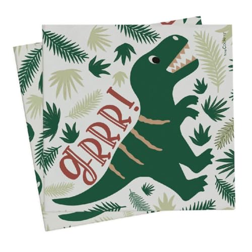 ScrapCooking - 20 serviettes Dino 33 x 33 cm - Décoration... - High-Tech & Électronique en promo à 2.50€