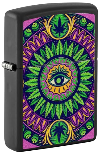 Zippo Windproof Lighter, Psychedelic Cannabis Pattern... - Home & Kitchen Amazon UK à 32.35€