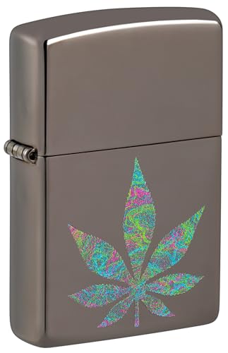 Zippo Windproof Lighter, Funky Cannabis Design – Black Ice... - Maison & Cuisine Amazon Royaume-Uni à 27.81€