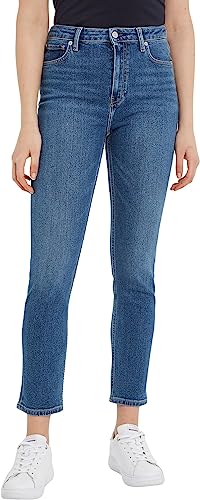 Tommy Hilfiger Mujer Vaqueros Slim Cigarette tejido... - Bon plan à 26.92€