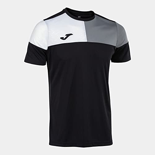 Joma Camiseta Manga Corta Crew v Negro Gris Blanco - Mode & Vêtements Amazon Espagne à 7.99€