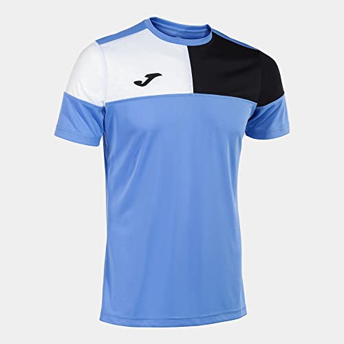 Joma Maglia a Manica Corta Uomo Crew V Blu Nero Bianco - Amazon Italie à 8.99€