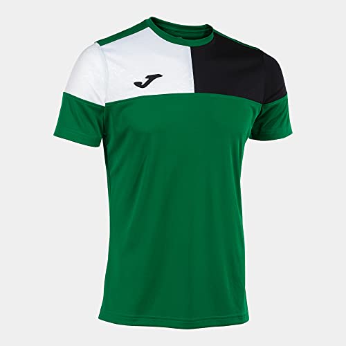 Joma Maglia a Manica Corta Uomo Crew V Verde Nero Bianco - Amazon Italie à 6.30€