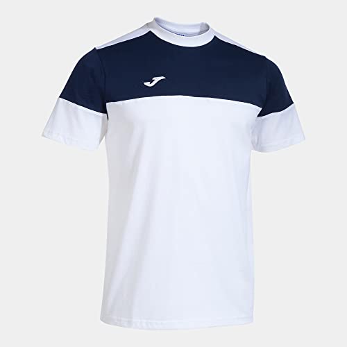 Joma Camiseta Manga Corta Crew v Blanco Marino - Amazon Espagne à 8.99€