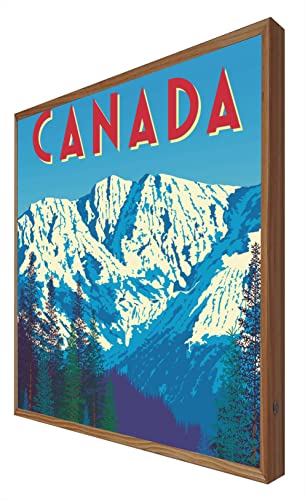 Ccretroiluminados Bild mit Holzrahmen, Hintergrundbeleuchtun... - Maison & Cuisine Amazon Allemagne à 57.81€