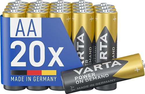 VARTA Batterie AA, confezione da 20, pile Power on Demand... - High-Tech & Électronique en promo à 14.21€