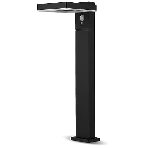 REV LED Solar Stehleuchte Square schwarz en promo à 33,97€ (-57%) sur Amazon FR