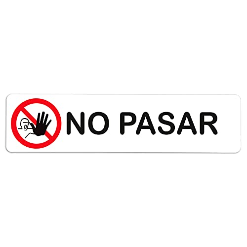 Becral® - Adhesivo de Vinilo NO PASAR | Pegatina puerta de... - Auto & Moto Amazon Espagne à 2.99€