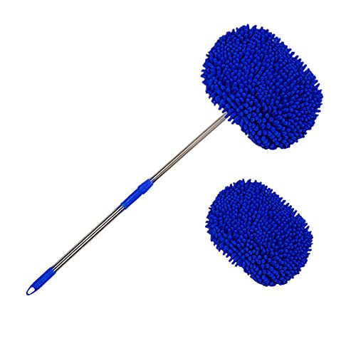 Riloer Autowaschbürste mit Chenille-Ersatzkopf und 60-118cm... - Deal du jour à 4.89€